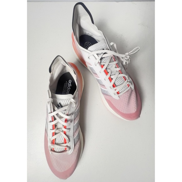 Adidas Boost Shoes Mens Size 13 Pink White Mesh Running Sneakers HP5974 main image 9